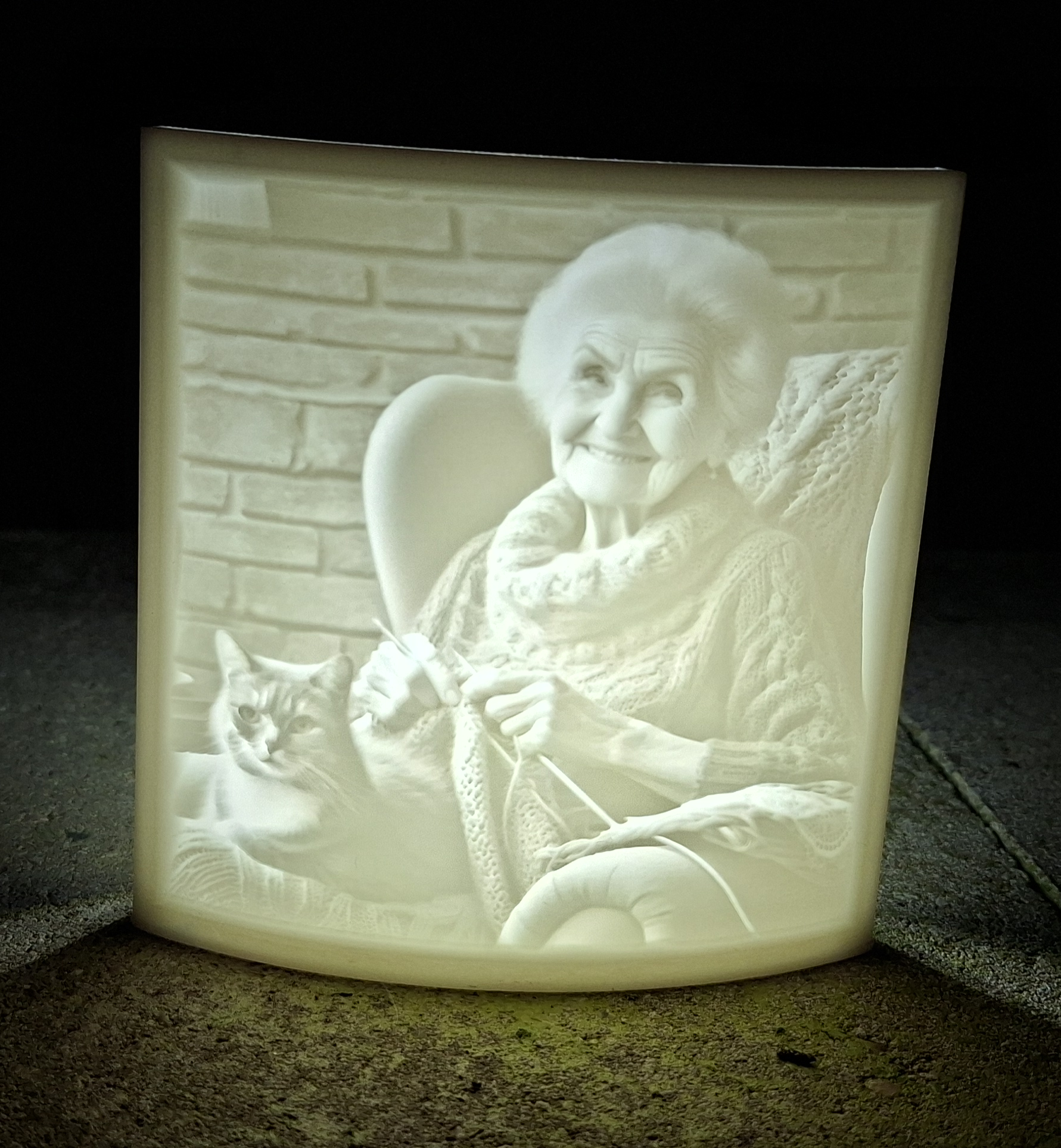 Lithophan Beispiel 1